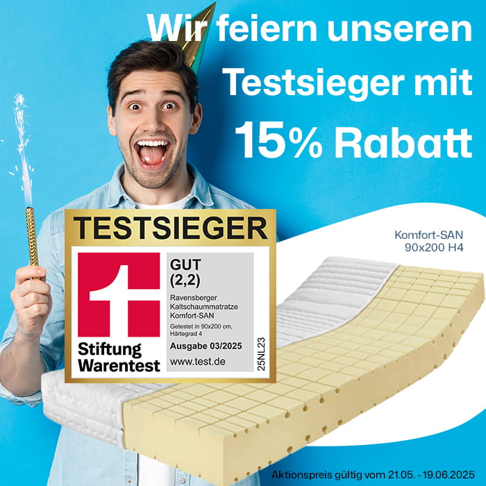 Komfort-SAN Matratze - 15% sparen