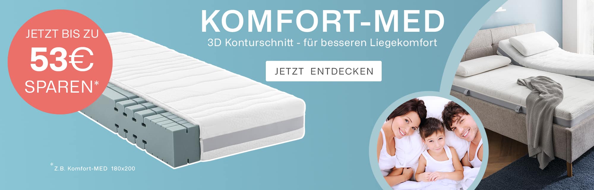 Komfort-MED Matratze - 10% sparen