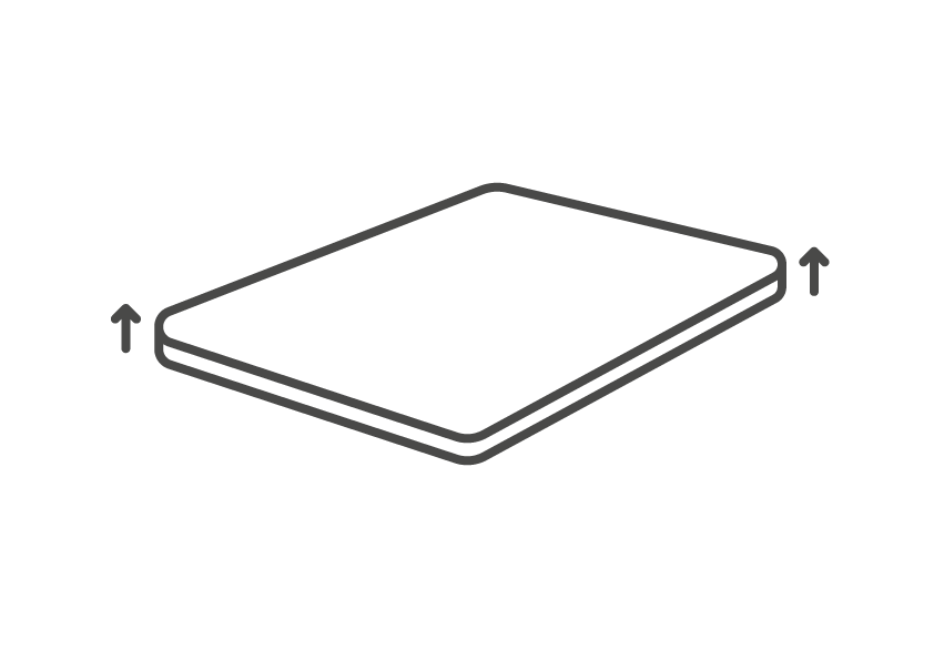 Matratze auspacken: Entfalten