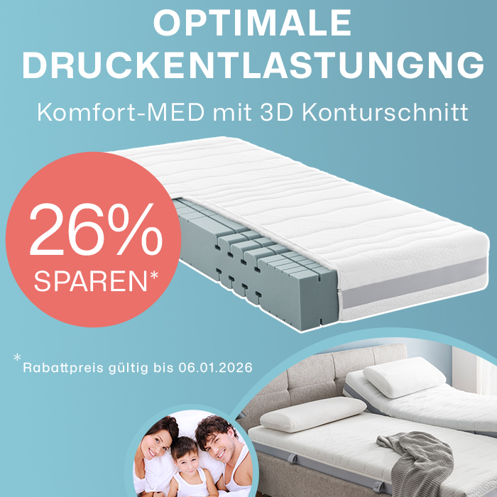 Komfort-MED Matratze - 10% sparen