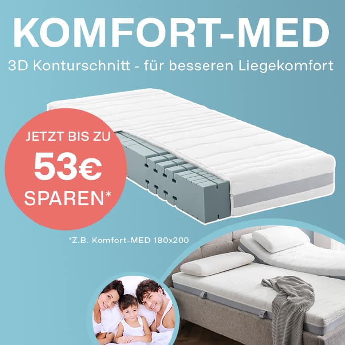 Komfort-MED Matratze - 10% sparen